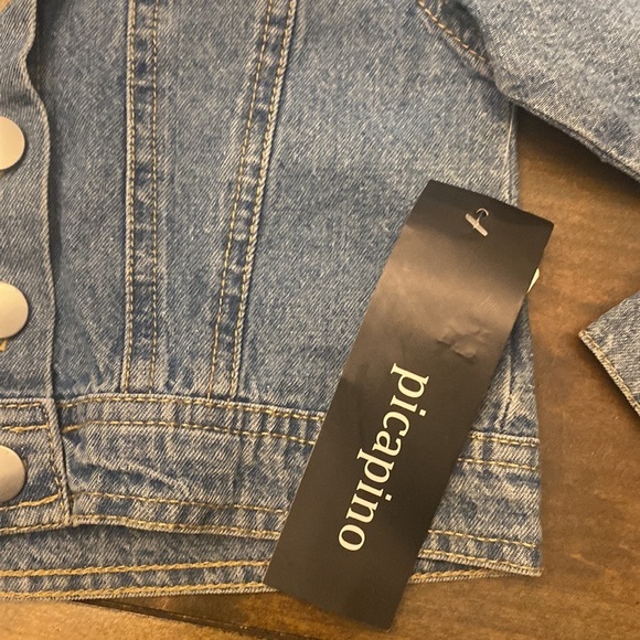 Picapino denim jacket size 5 new with tags - Picture 4 of 5